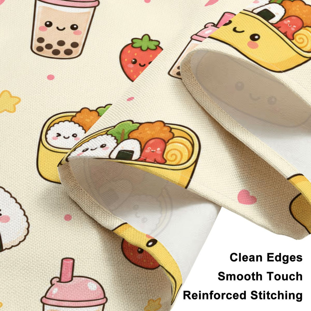 Faux Linen Placemats Set of 6