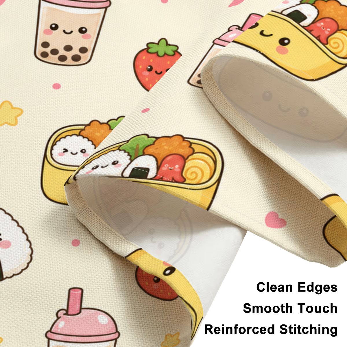 Faux Linen Placemats Set of 6