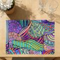 Faux Linen Placemats Set of 6