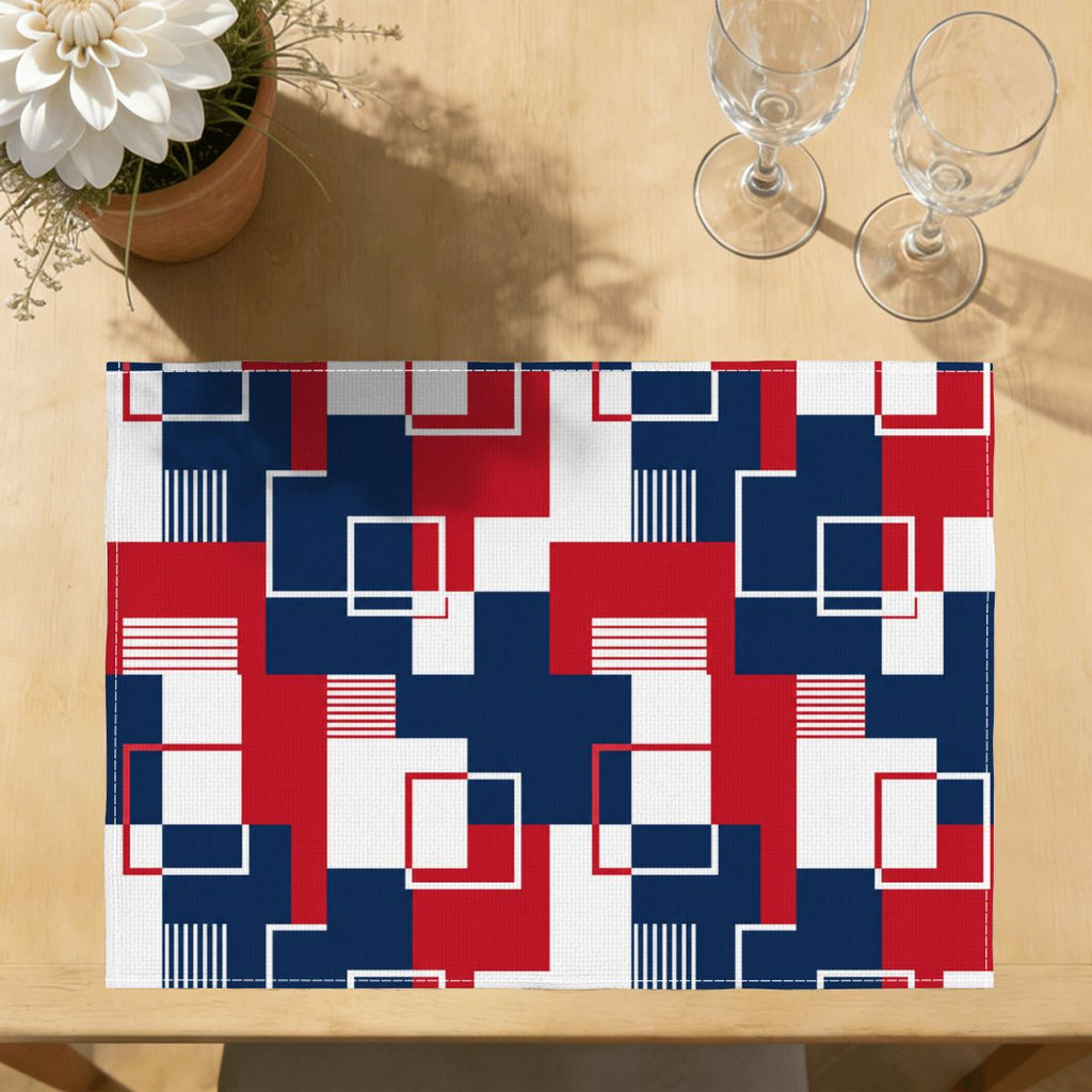 Faux Linen Placemats Set of 6