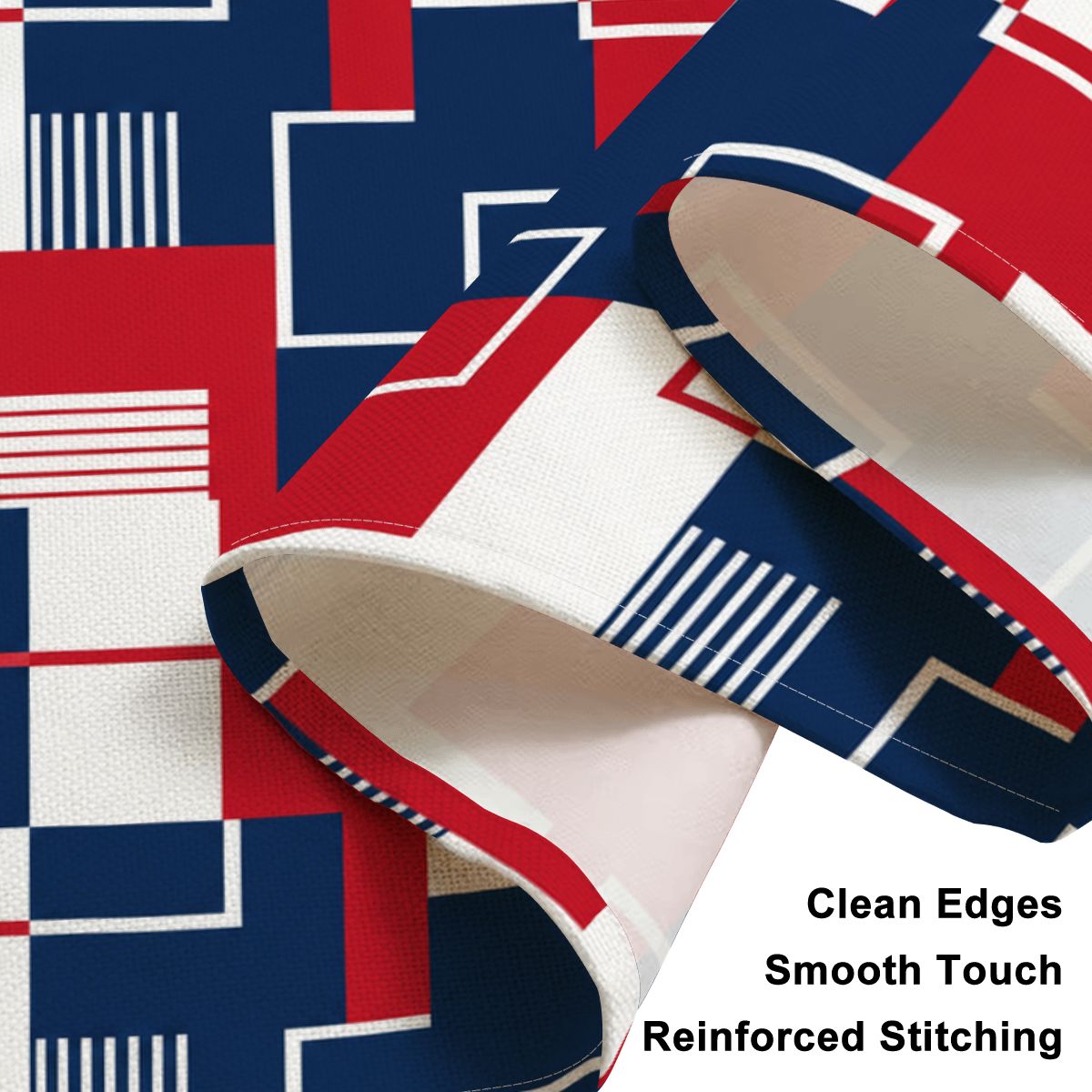 Faux Linen Placemats Set of 6