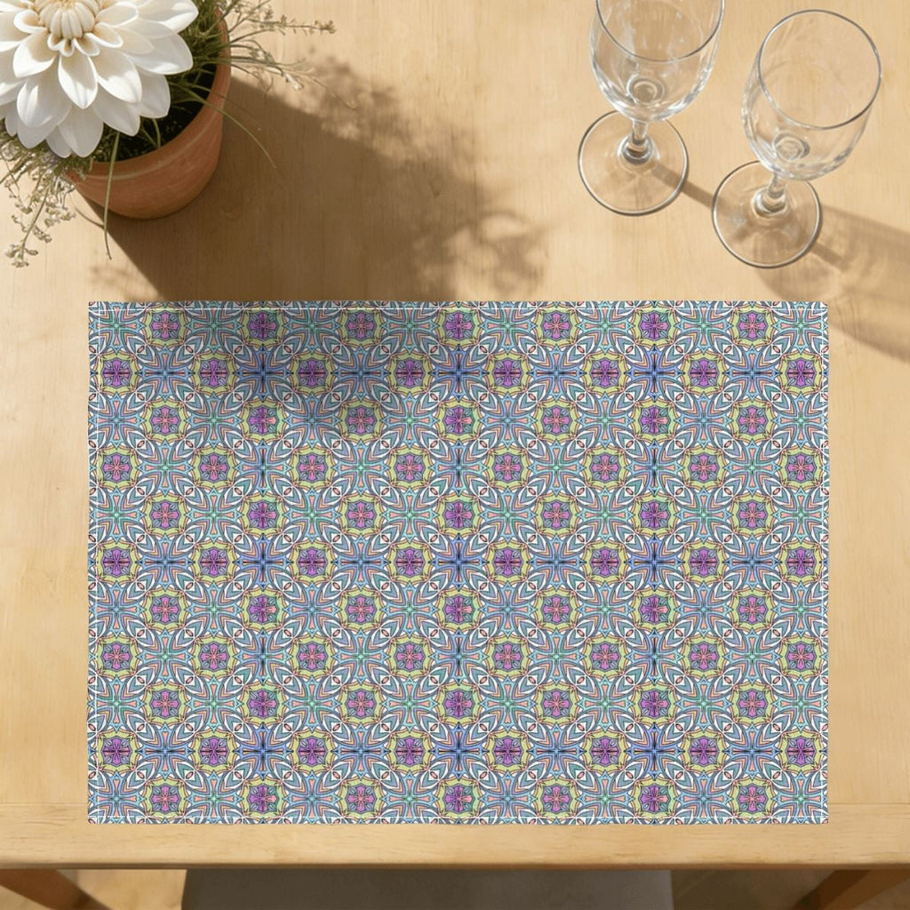 Faux Linen Placemats Set of 6