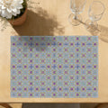 Faux Linen Placemats Set of 6