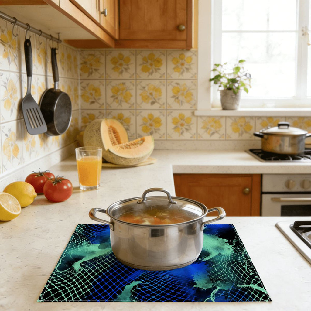 Faux Linen Placemats Set of 6