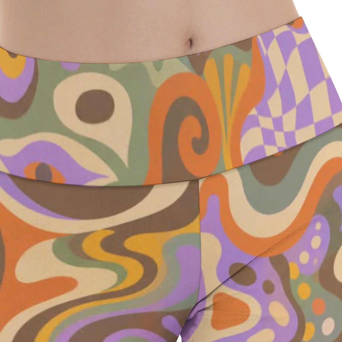 Women's Reversible High-Waisted Yoga Pants