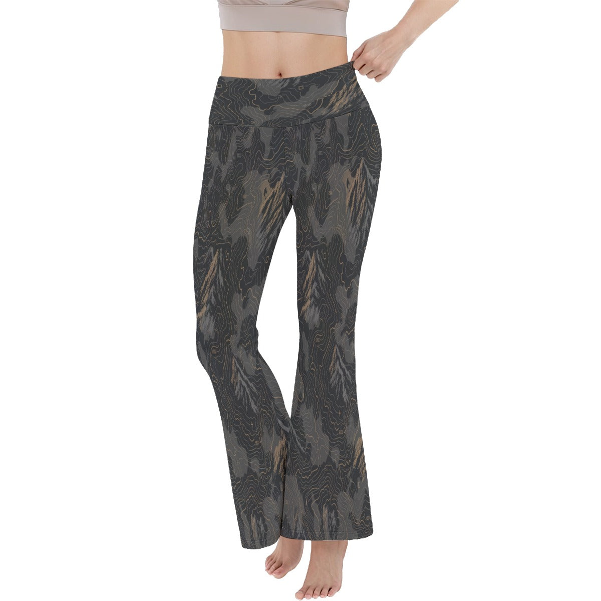 Women's Reversible High-Waisted Yoga Pants