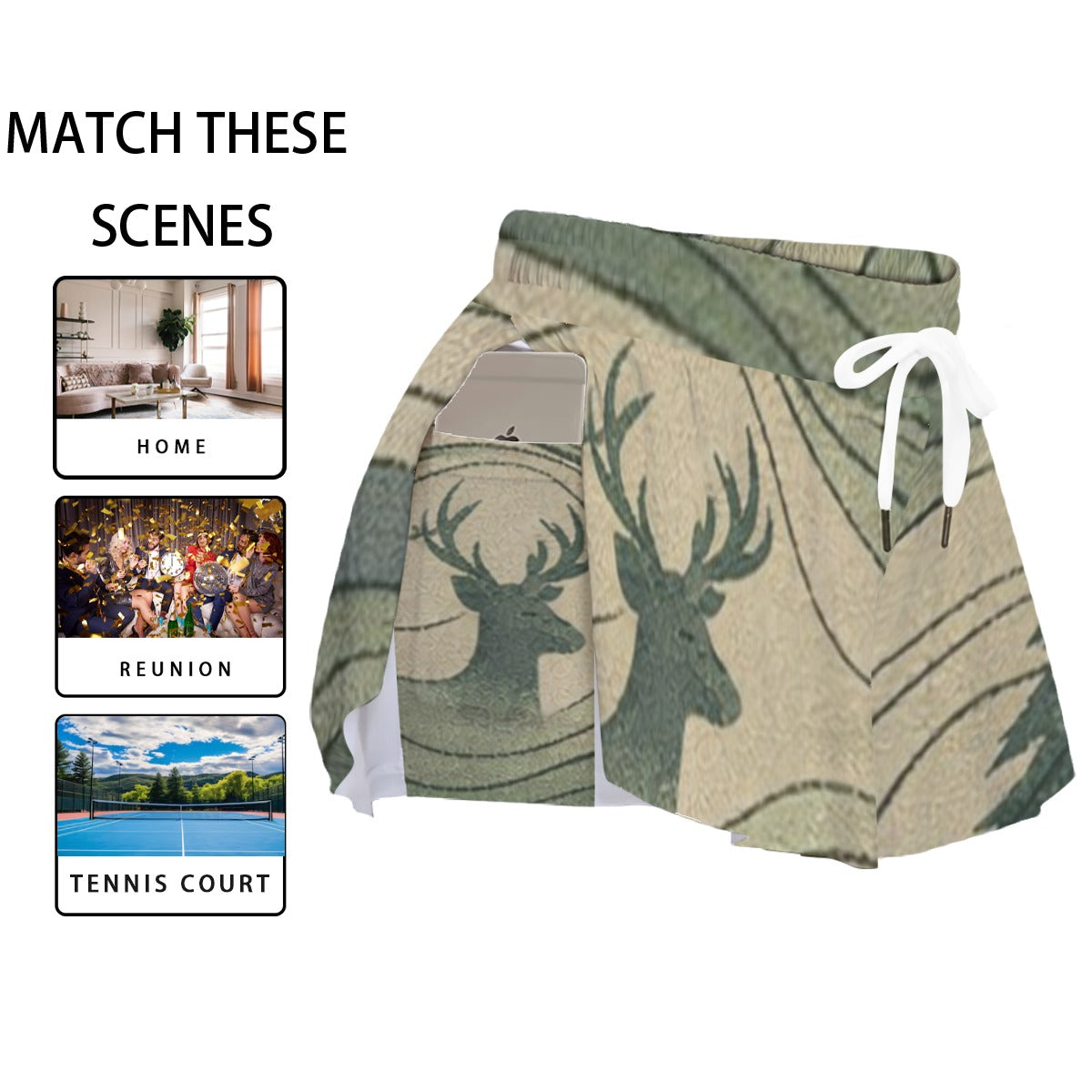 Women's Sport Skorts With Pocket