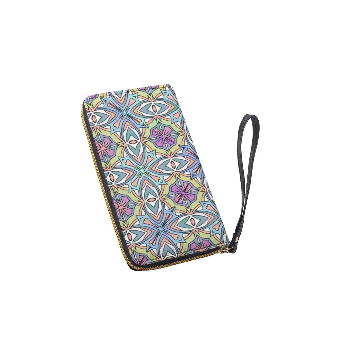 Long Wallet With Black Hand Strap