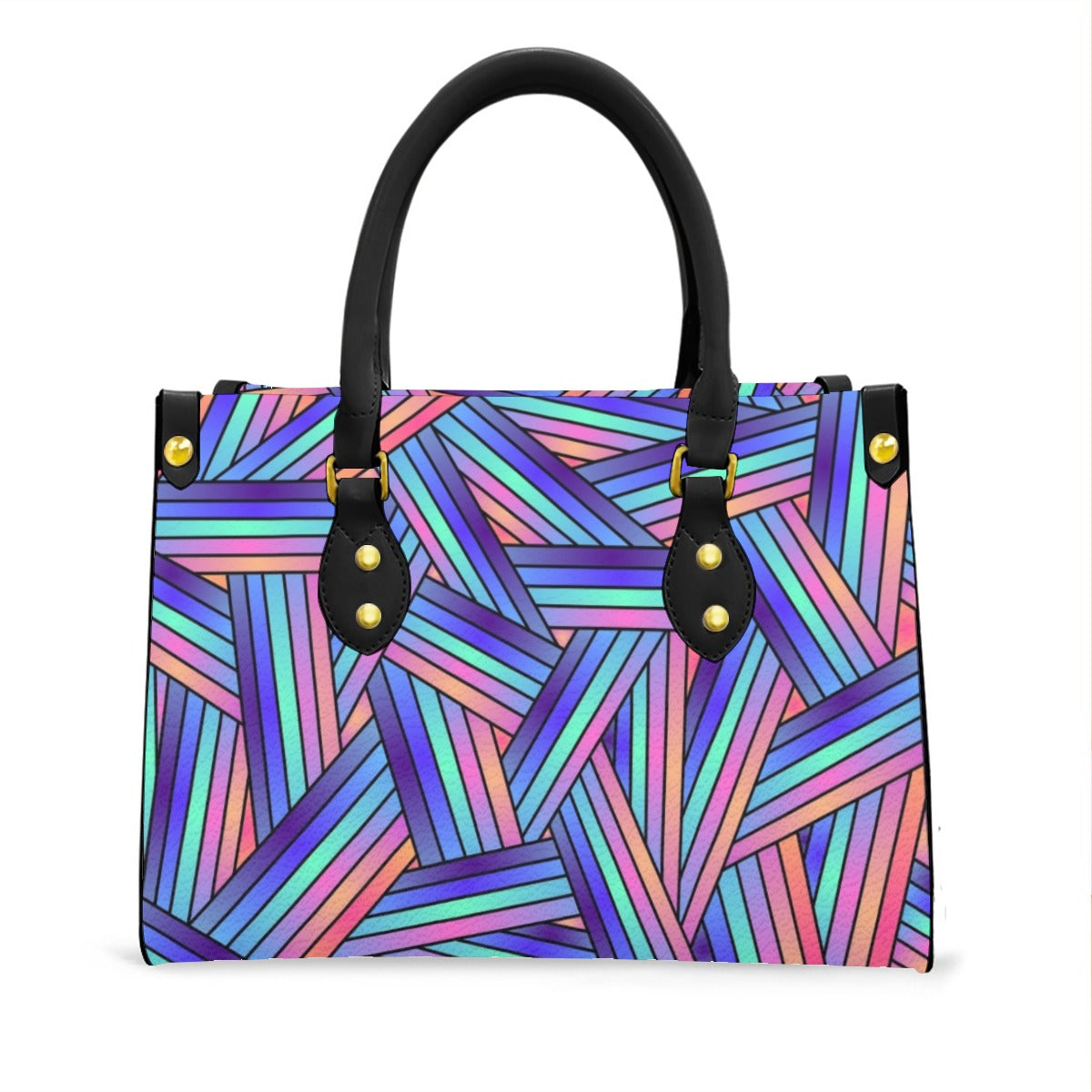 Women's Tote Bag With Black Handle