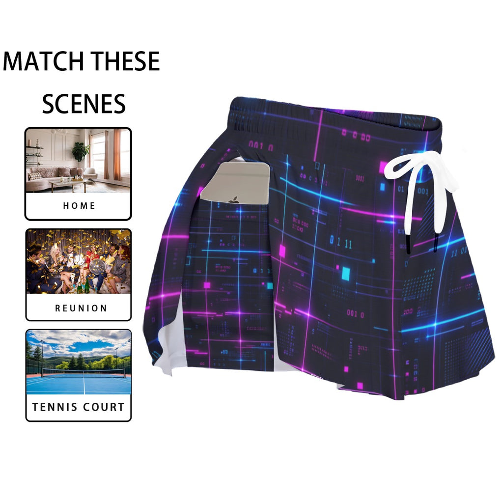 Women's Sport Skorts With Pocket