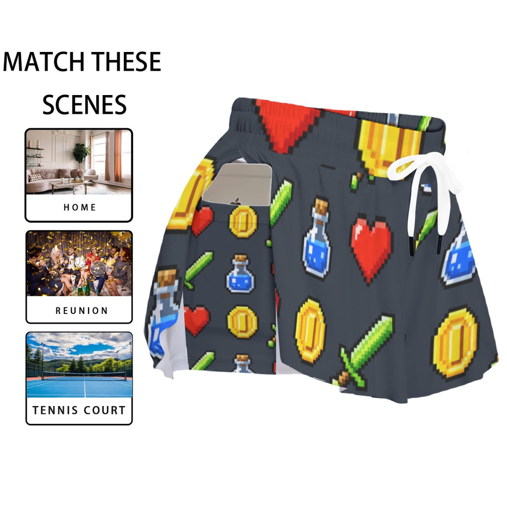 Women's Sport Skorts With Pocket