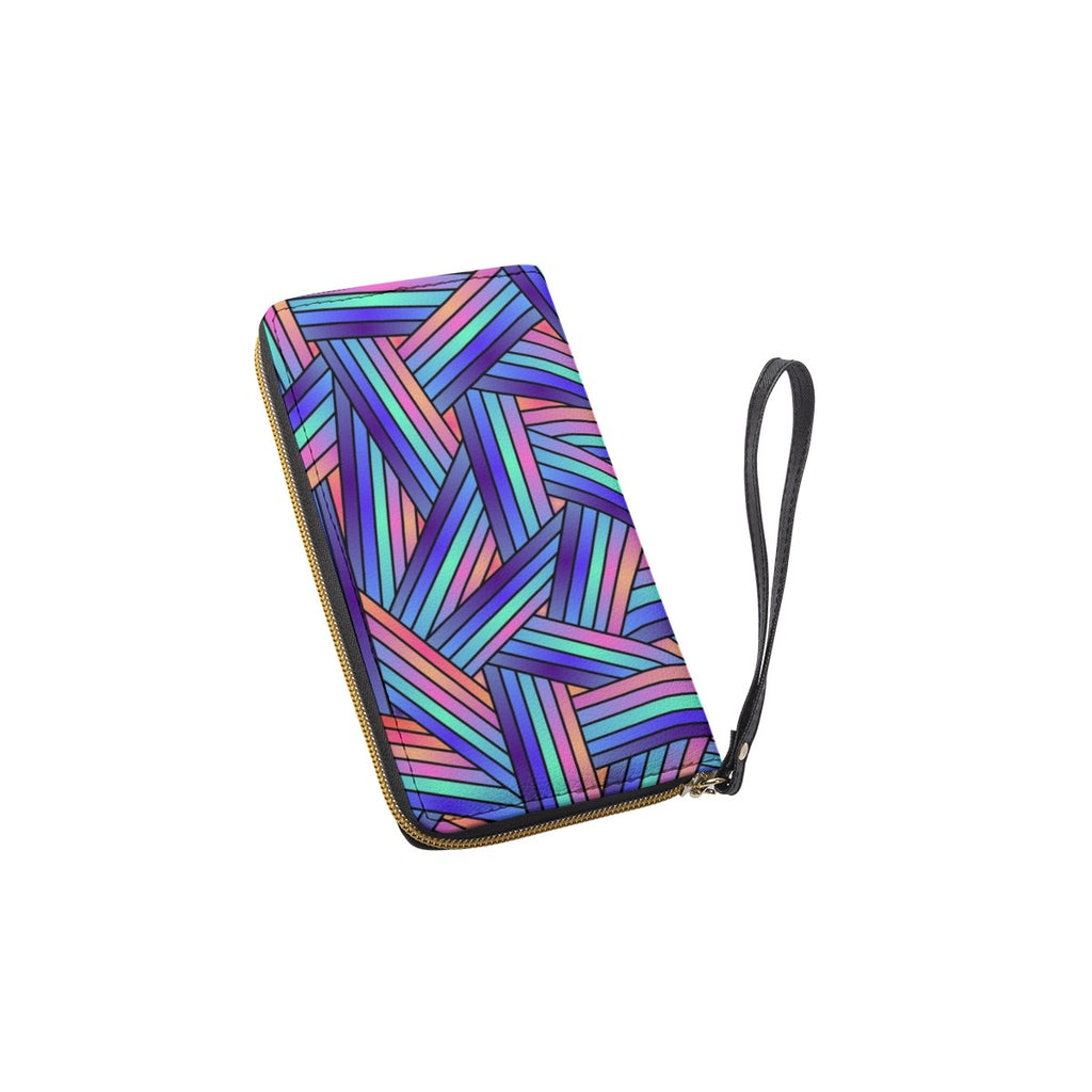 Long Wallet With Black Hand Strap