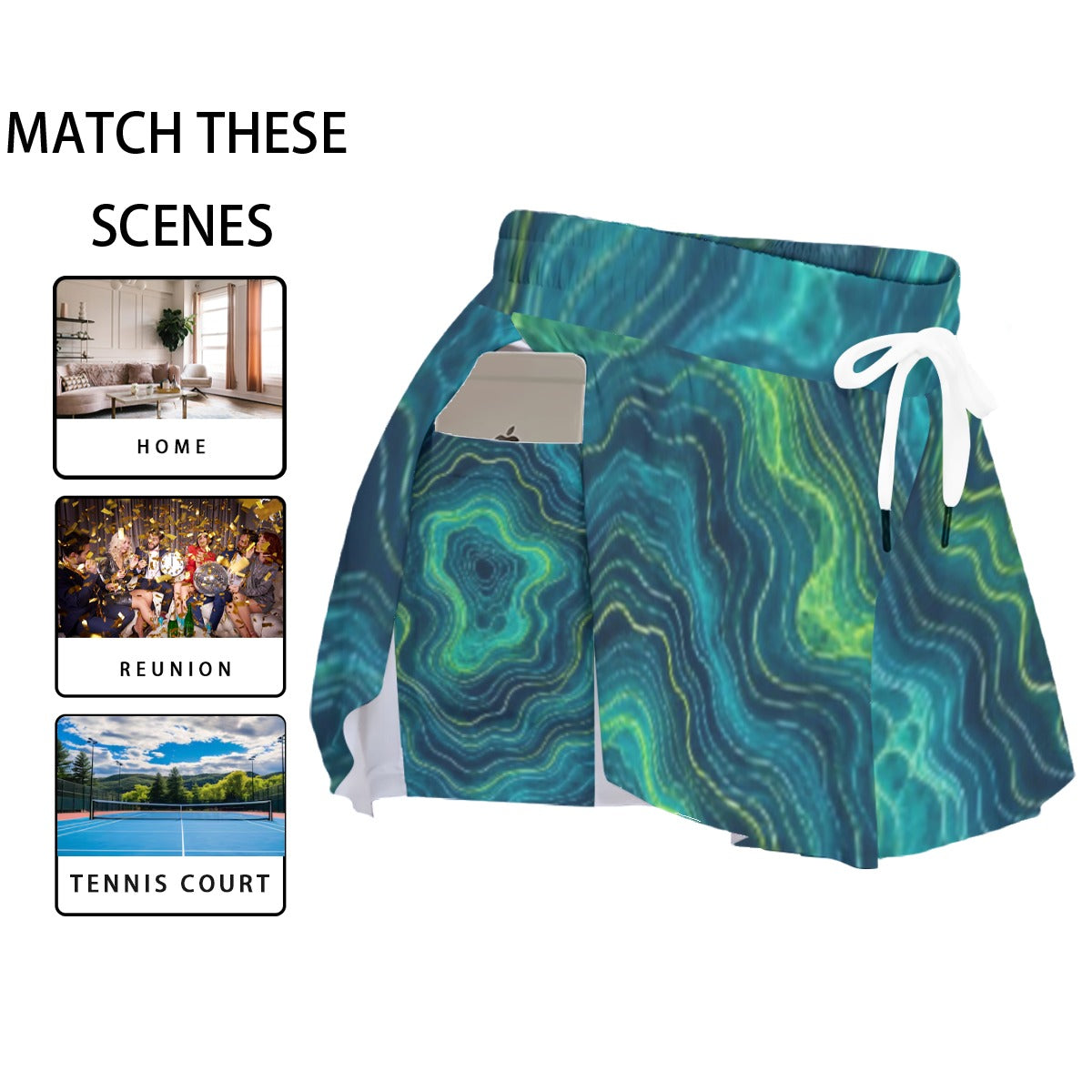 Women's Sport Skorts With Pocket