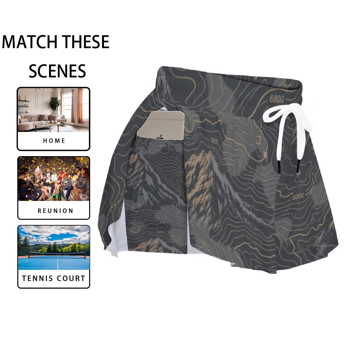 Women's Sport Skorts With Pocket