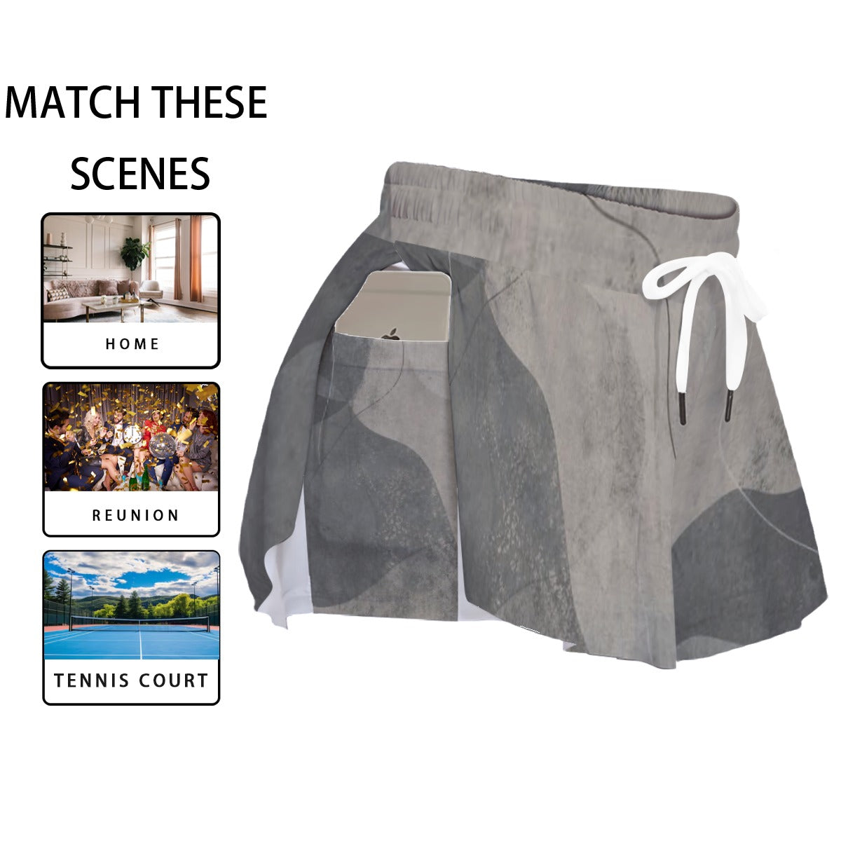 Women's Sport Skorts With Pocket