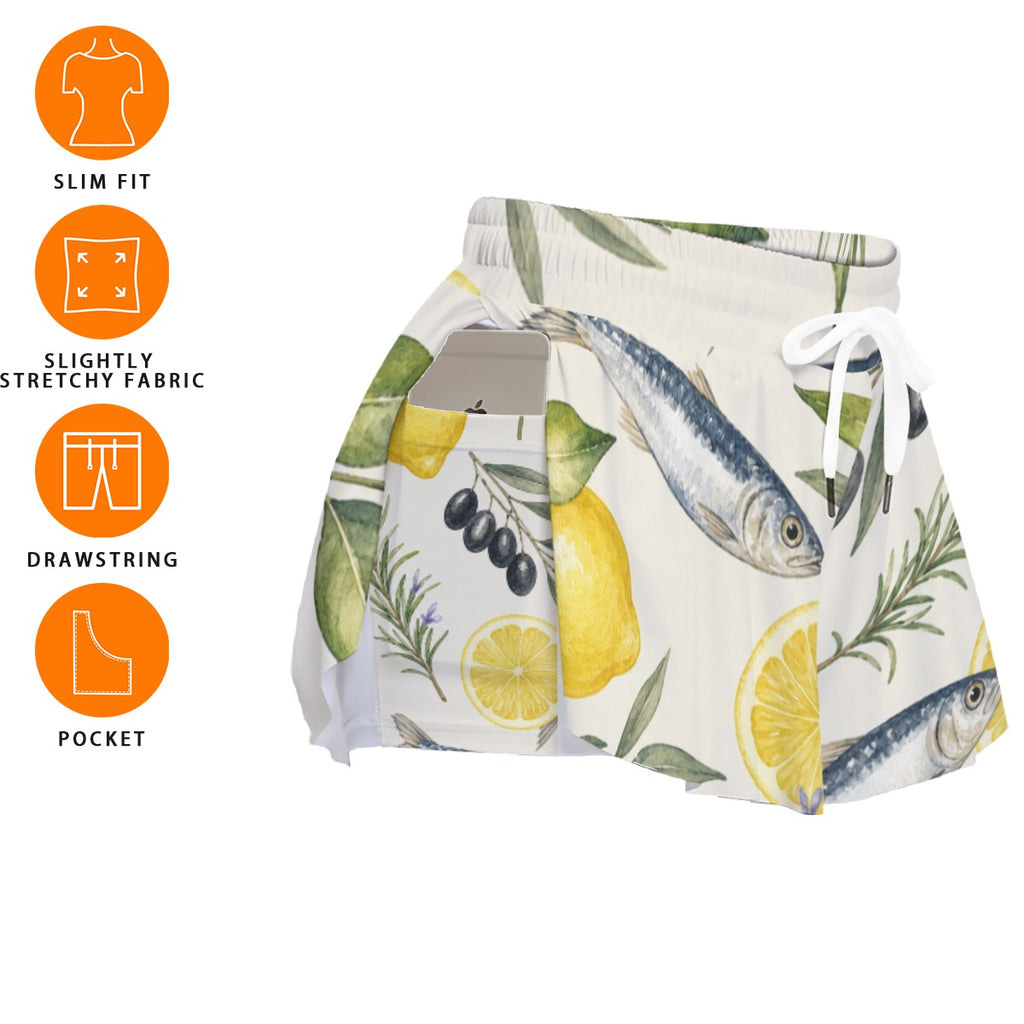 Women's Sport Skorts With Pocket