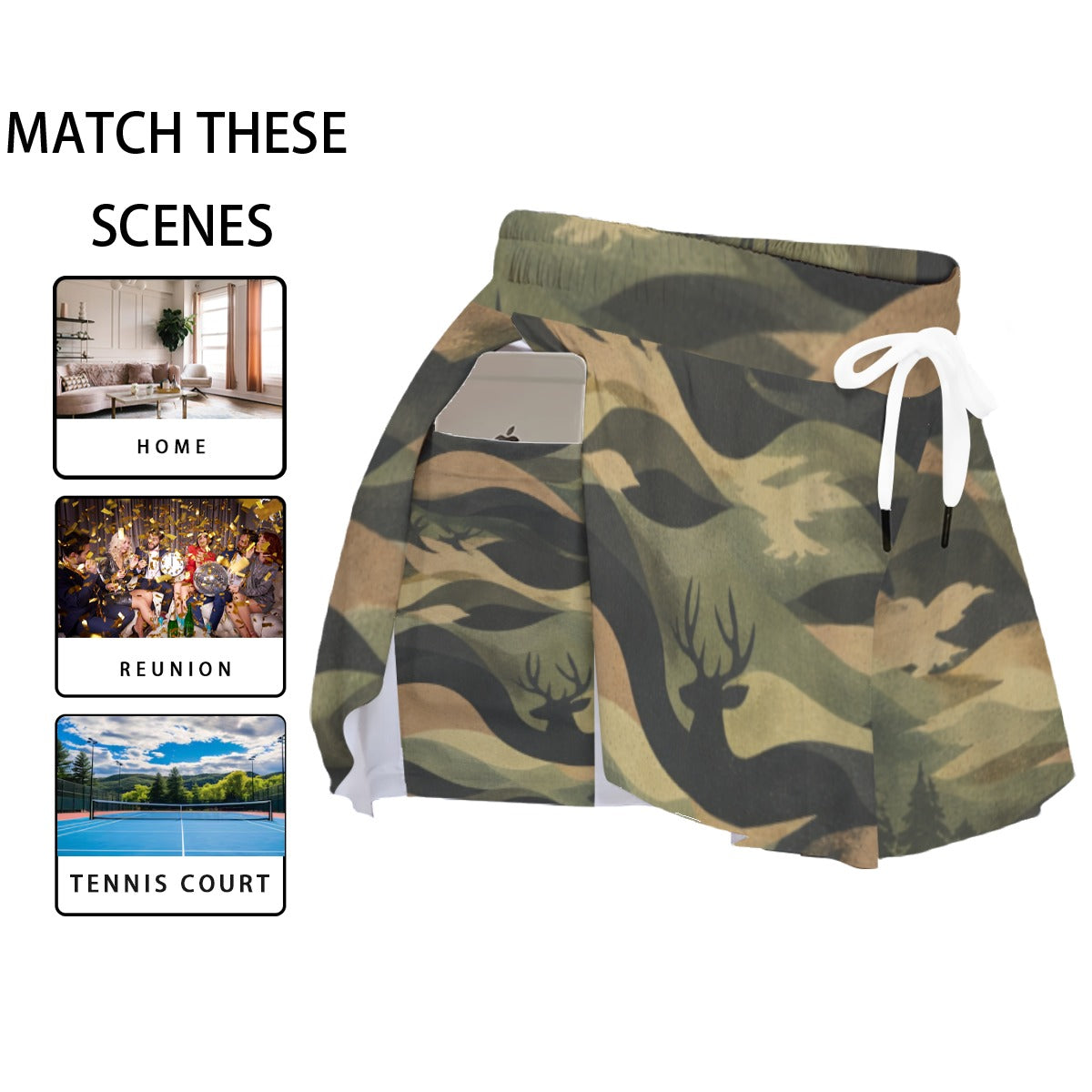 Women's Sport Skorts With Pocket
