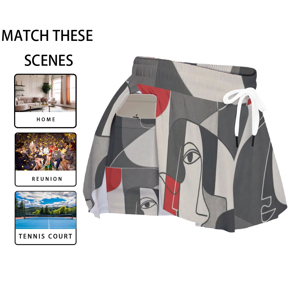 Women's Sport Skorts With Pocket