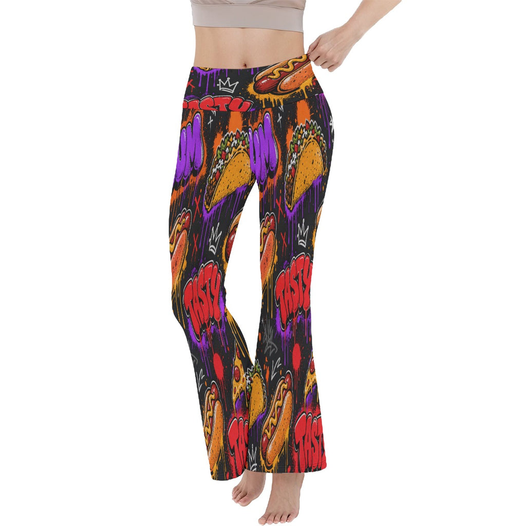 Women's Reversible High-Waisted Yoga Pants