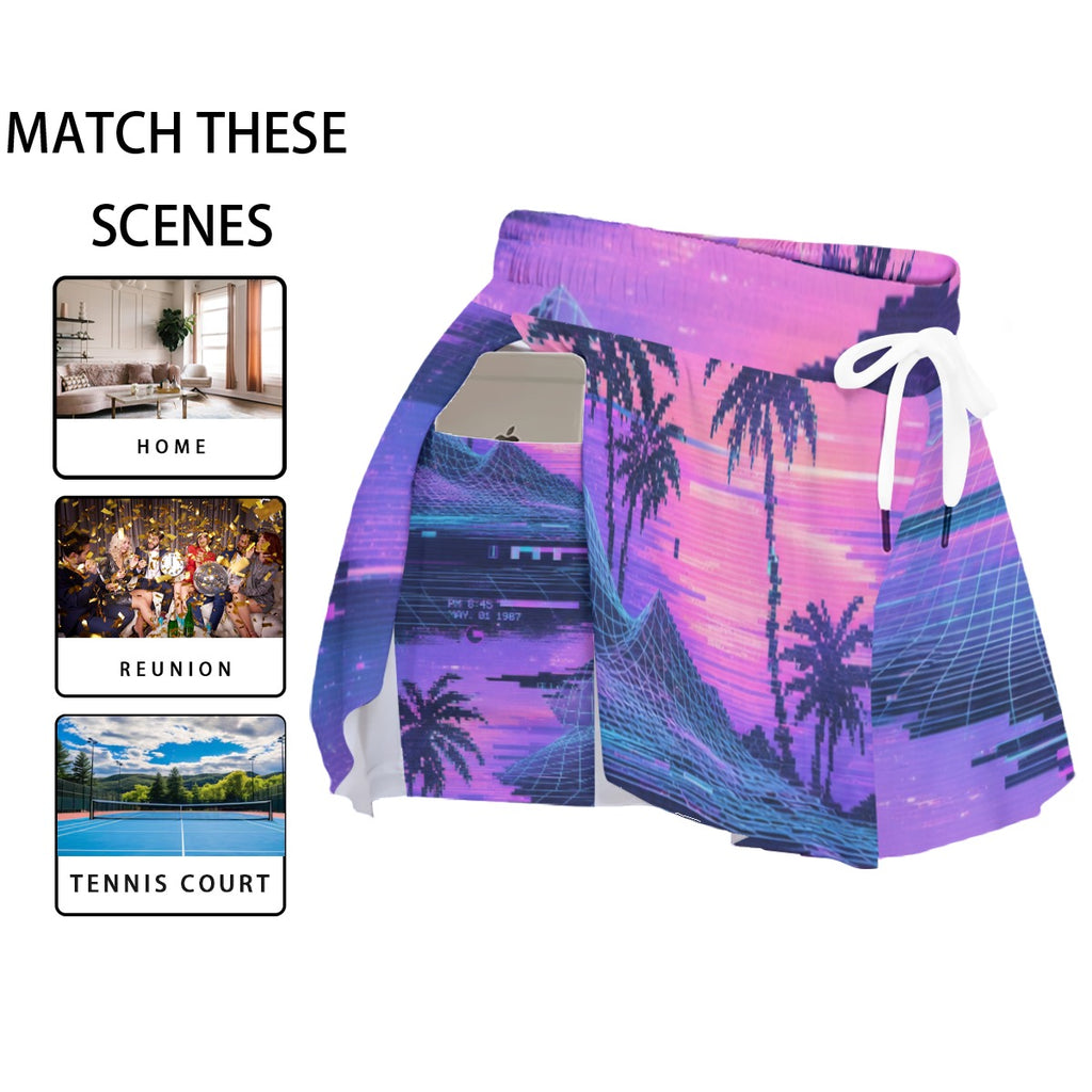 Women's Sport Skorts With Pocket