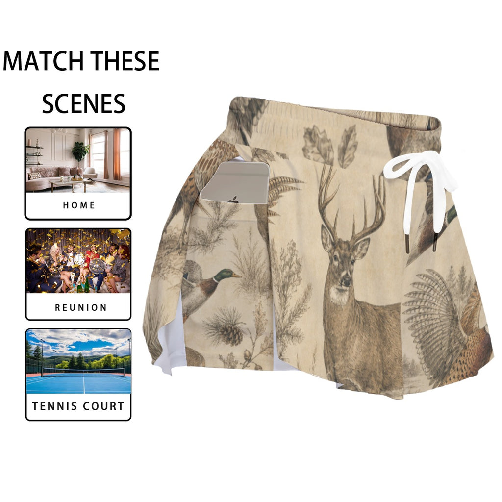 Women's Sport Skorts With Pocket