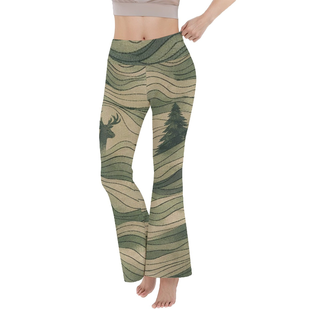 Women's Reversible High-Waisted Yoga Pants