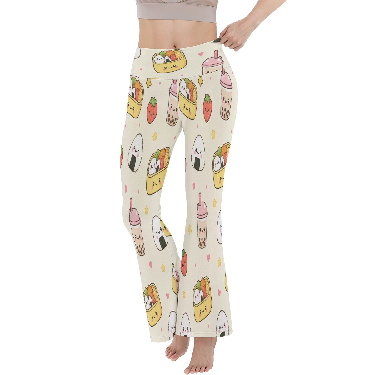 Women's Reversible High-Waisted Yoga Pants