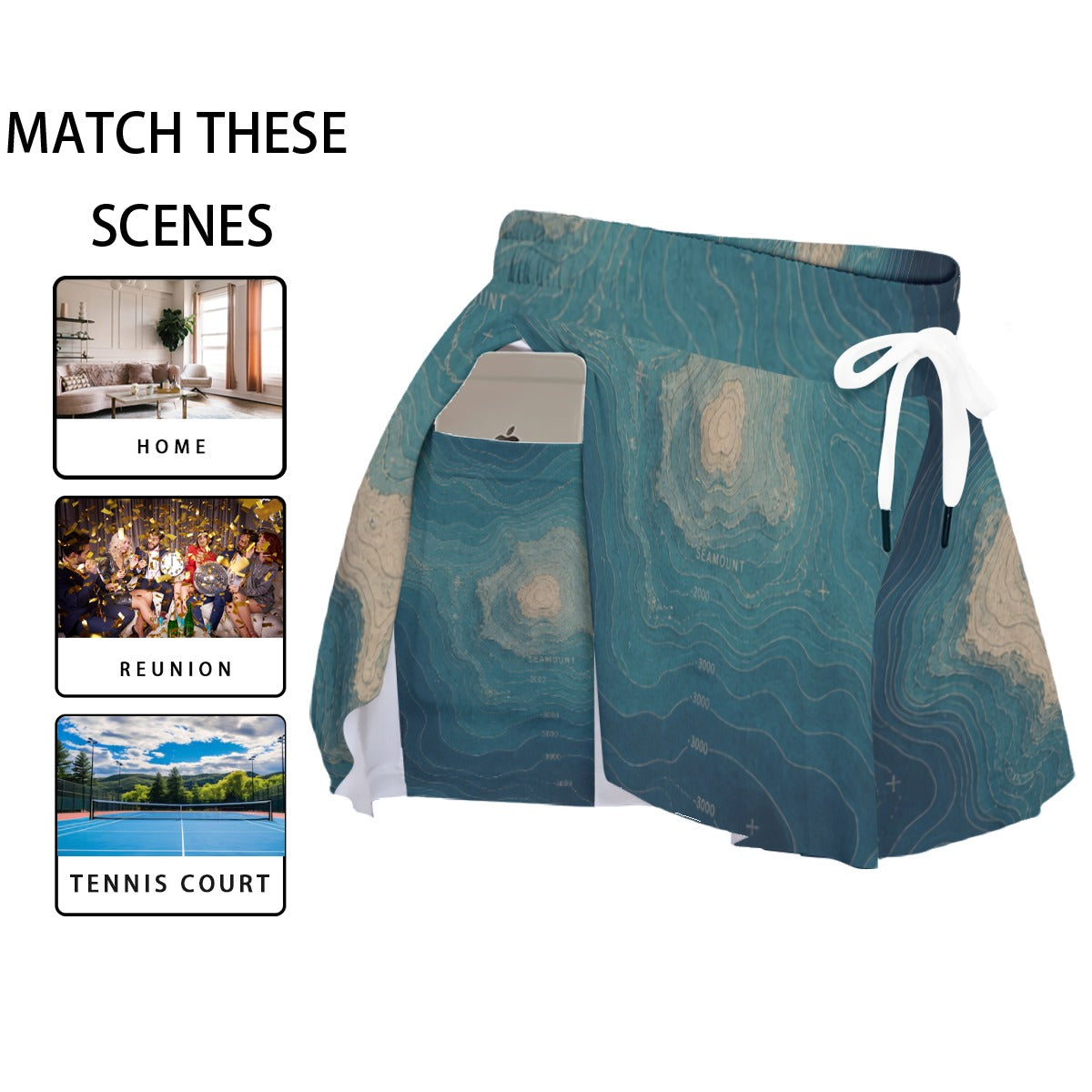 Women's Sport Skorts With Pocket