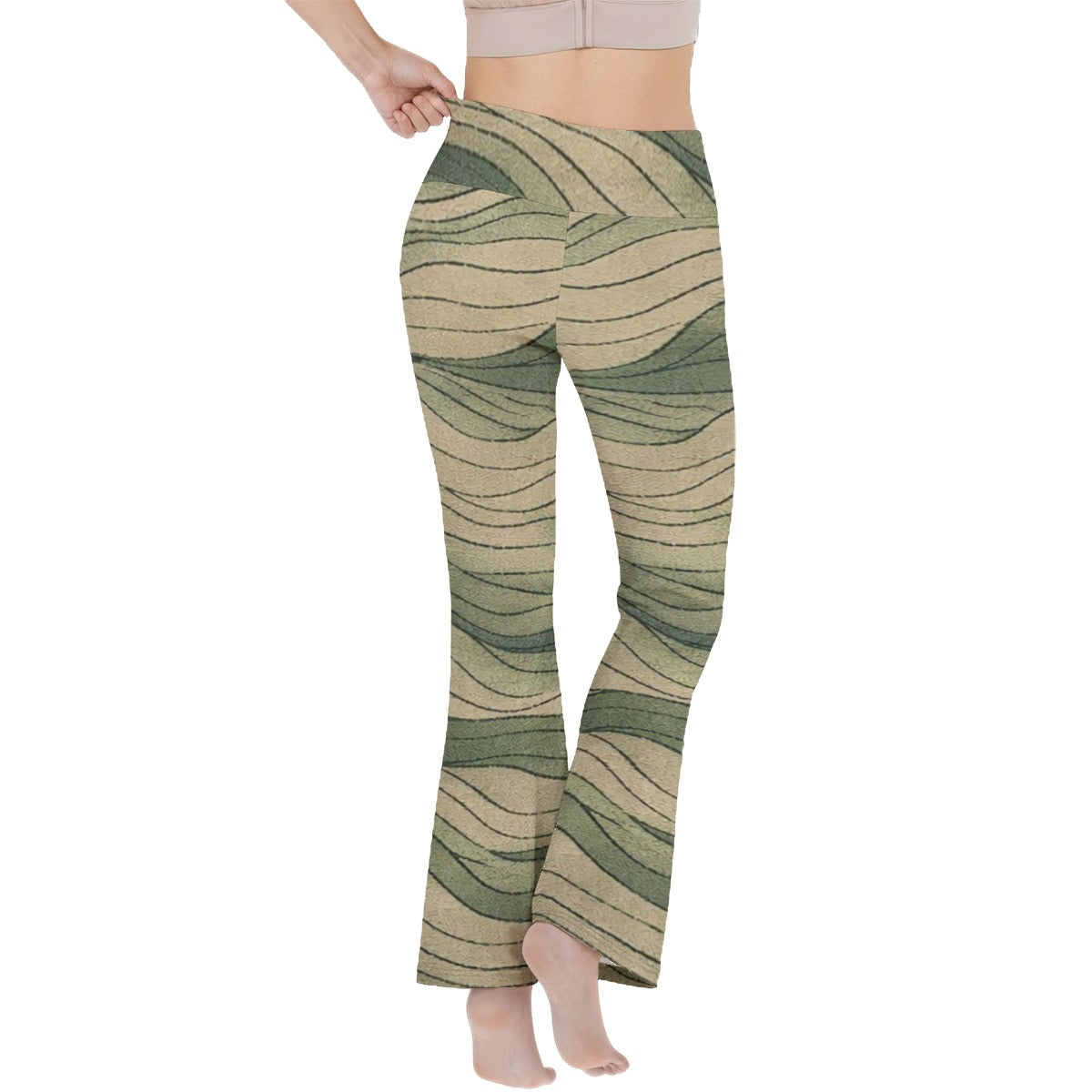 Women's Reversible High-Waisted Yoga Pants