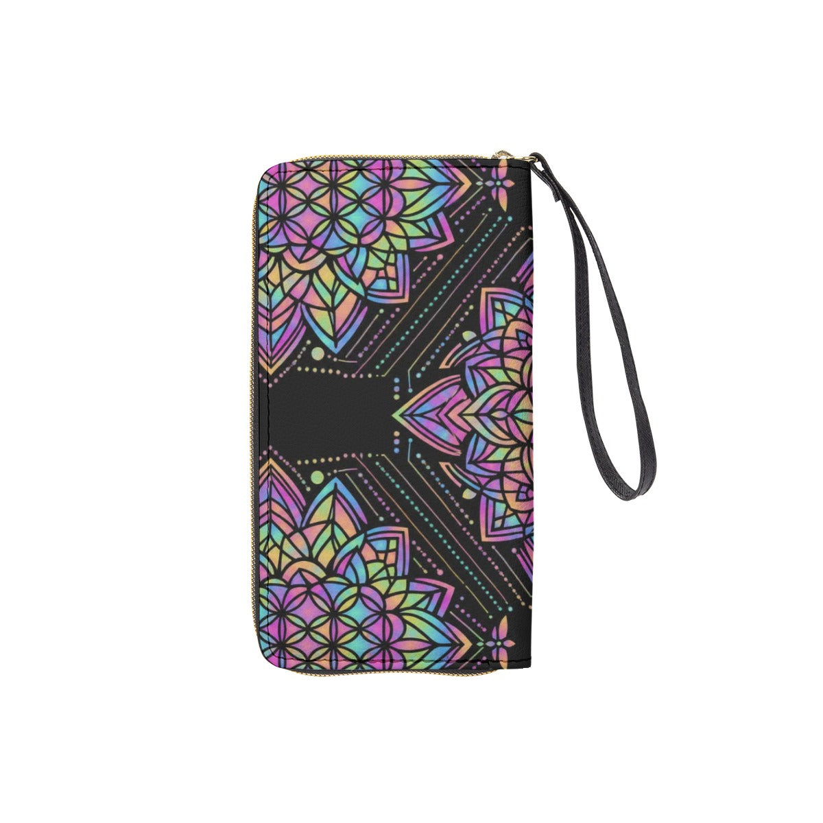 Long Wallet With Black Hand Strap