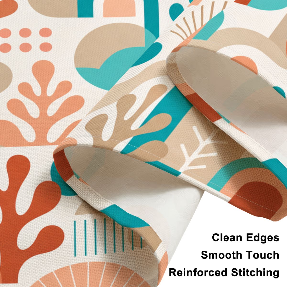Faux Linen Placemats Set of 6