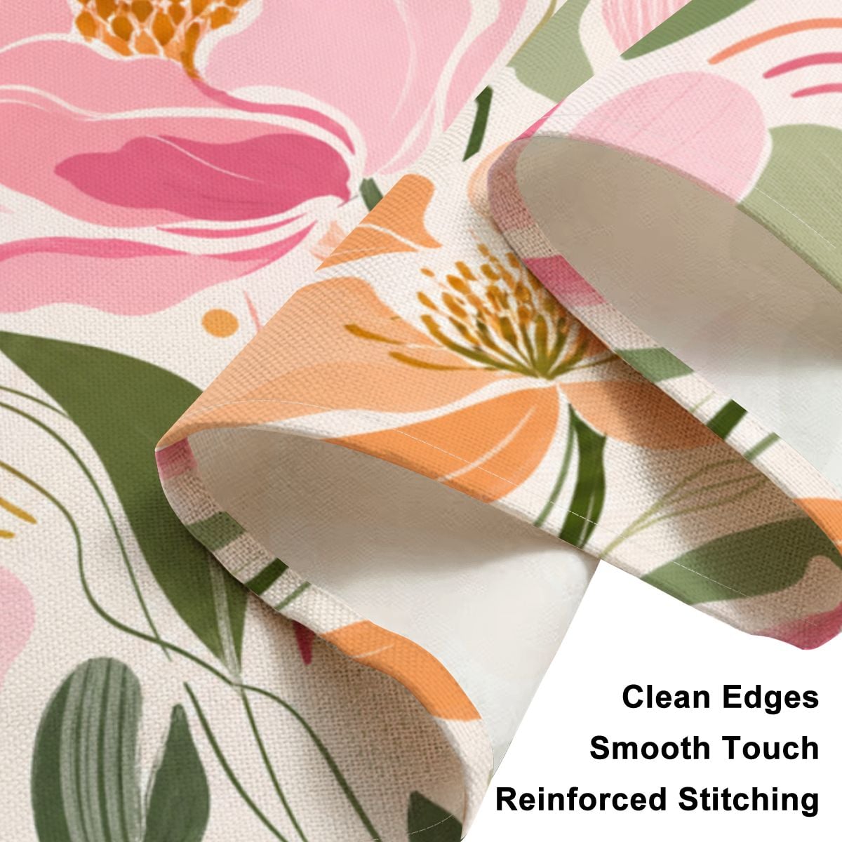 Faux Linen Placemats Set of 6