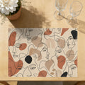 Faux Linen Placemats Set of 6