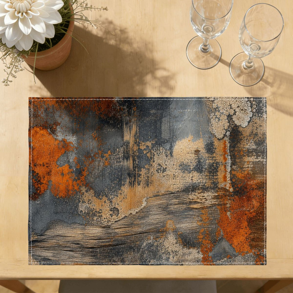 Faux Linen Placemats Set of 6