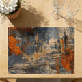 Faux Linen Placemats Set of 6