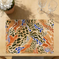 Faux Linen Placemats Set of 6