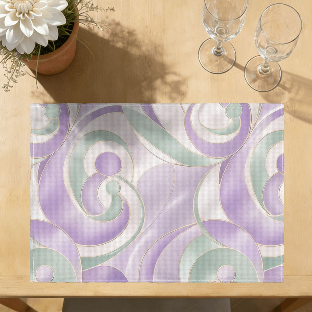 Faux Linen Placemats Set of 6