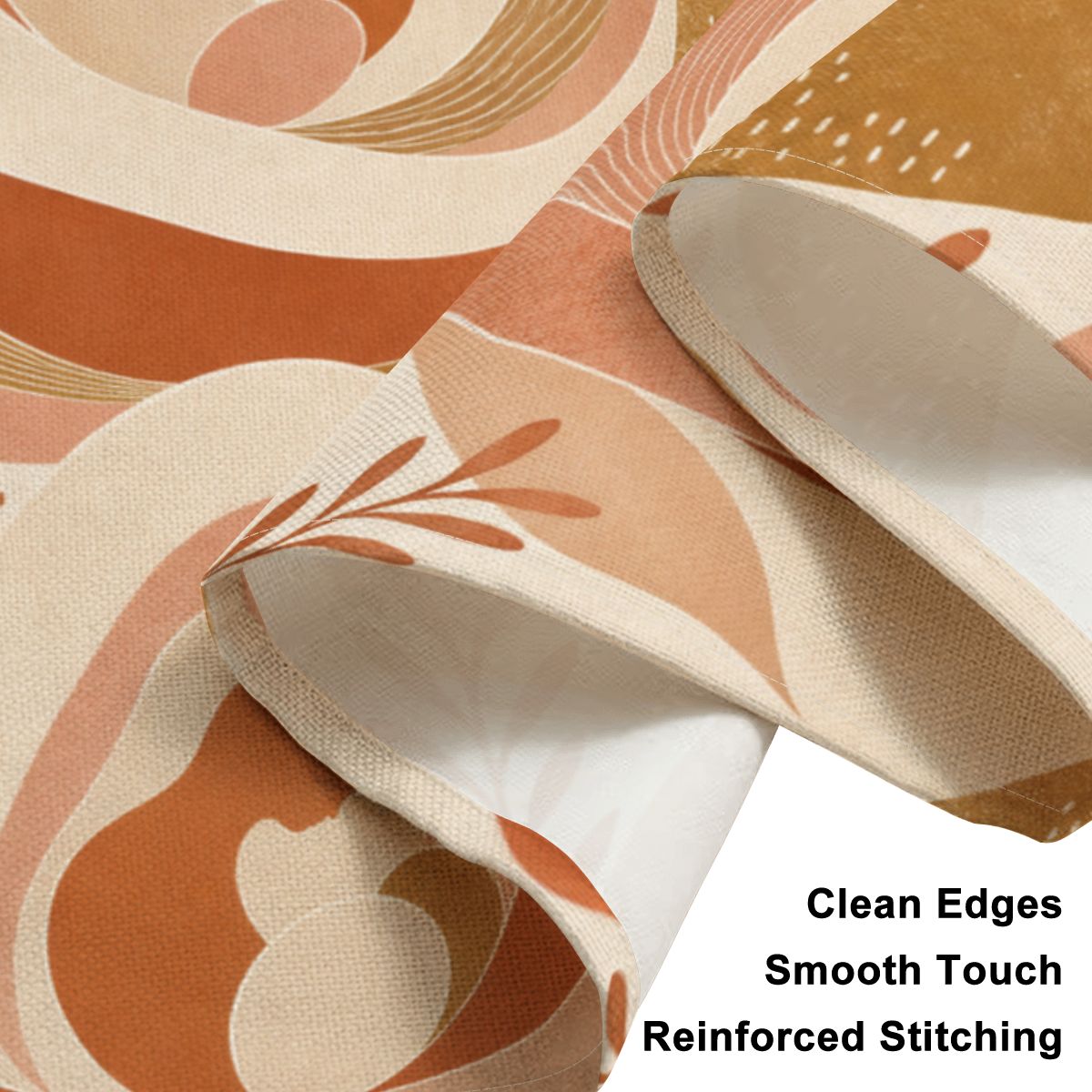 Faux Linen Placemats Set of 6