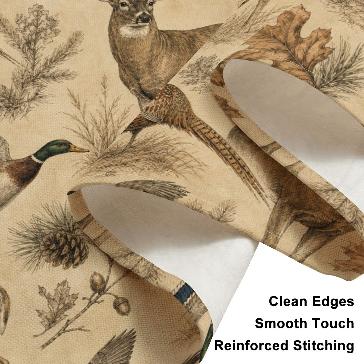 Faux Linen Placemats Set of 6