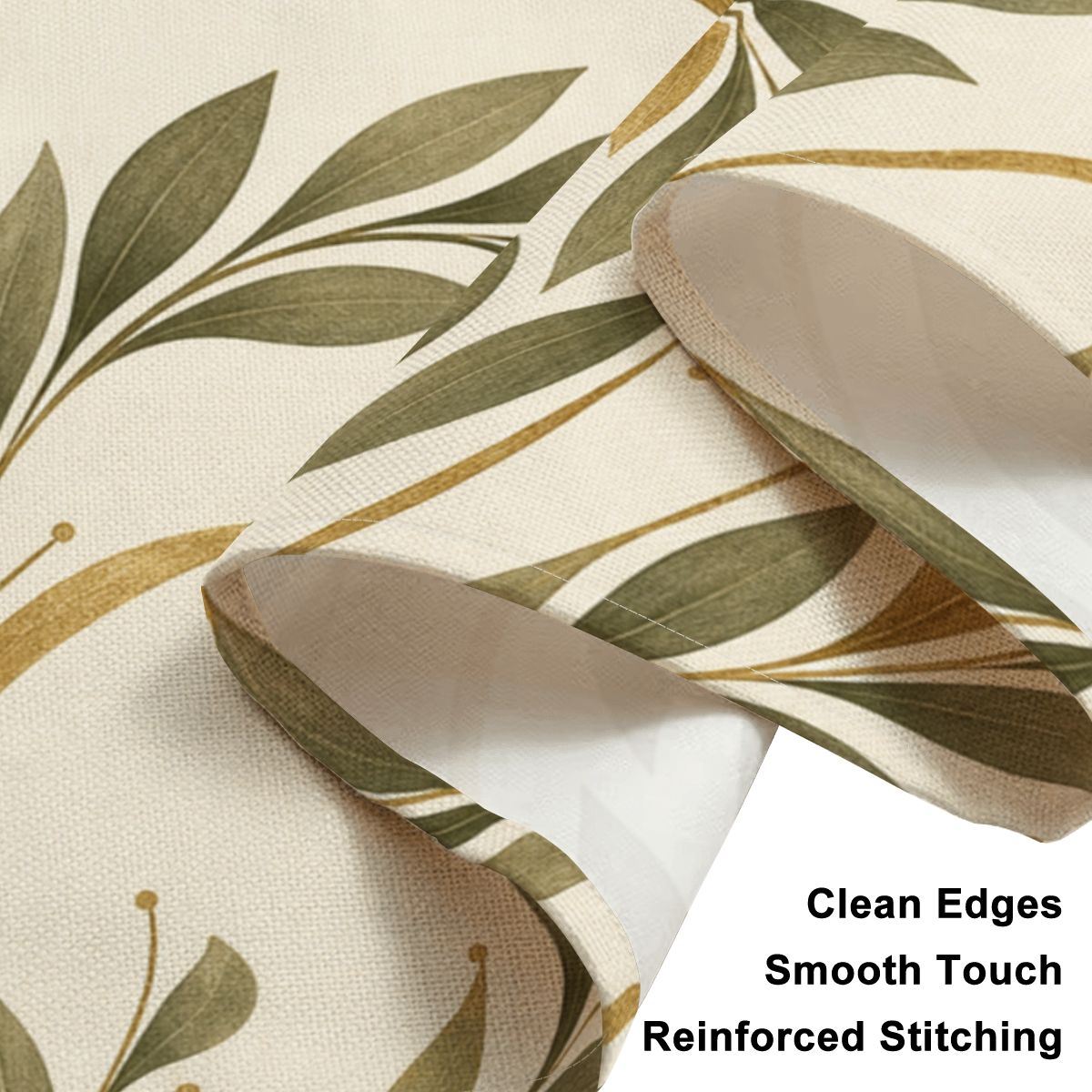 Faux Linen Placemats Set of 6