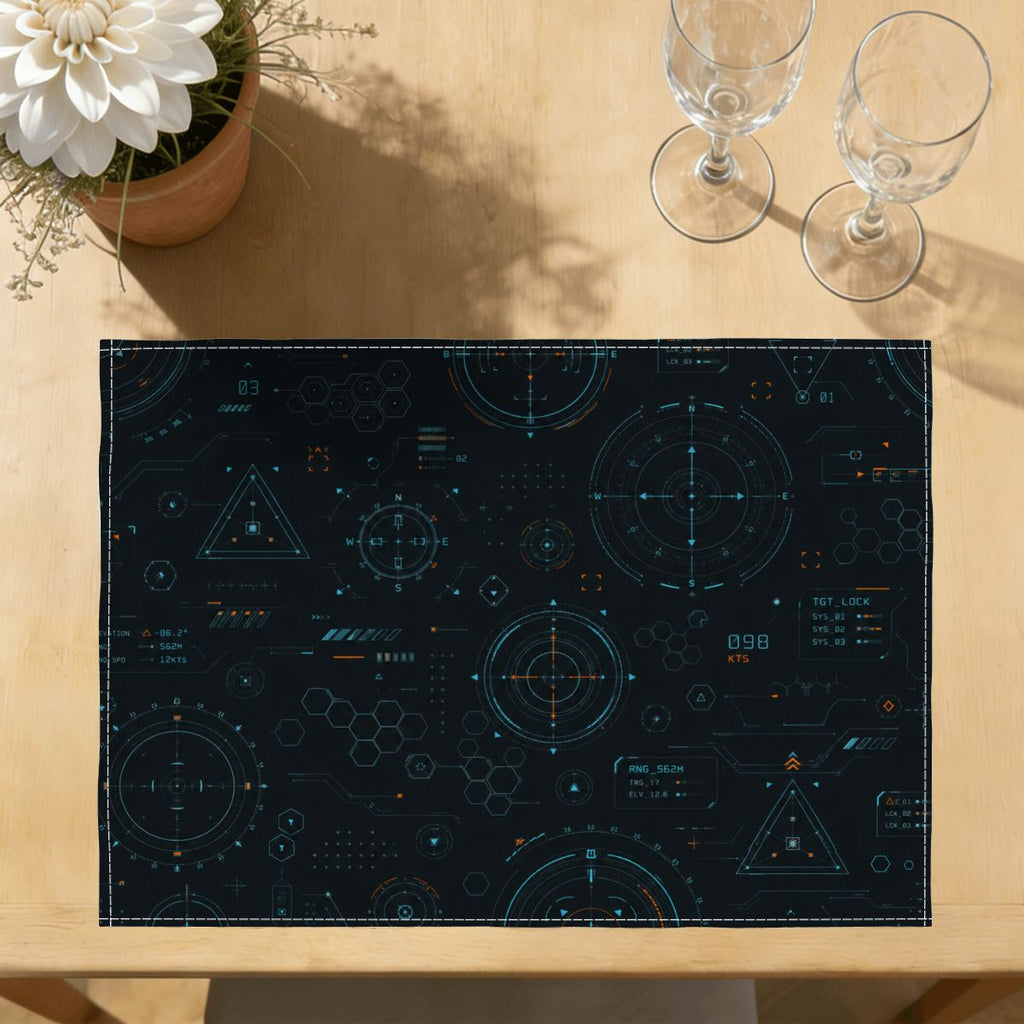 Faux Linen Placemats Set of 6