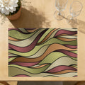 Faux Linen Placemats Set of 6