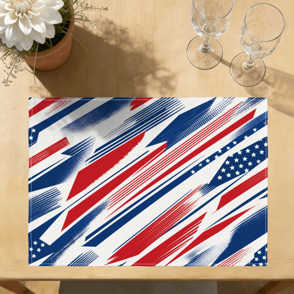 Faux Linen Placemats Set of 6