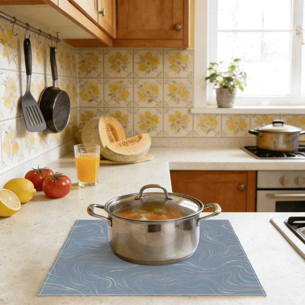 Faux Linen Placemats Set of 6