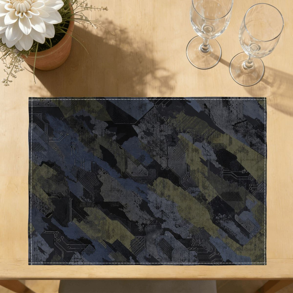 Faux Linen Placemats Set of 6