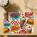 Faux Linen Placemats Set of 6