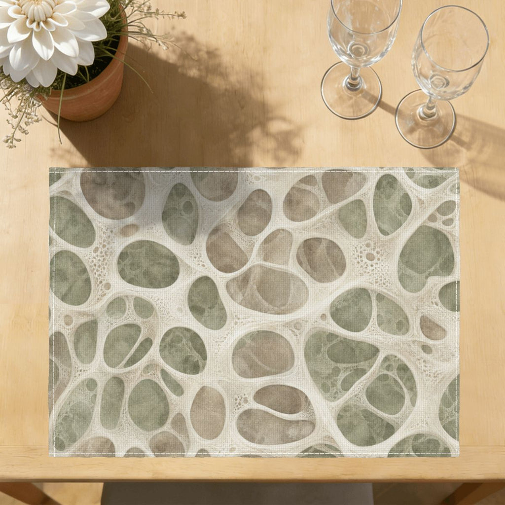 Faux Linen Placemats Set of 6