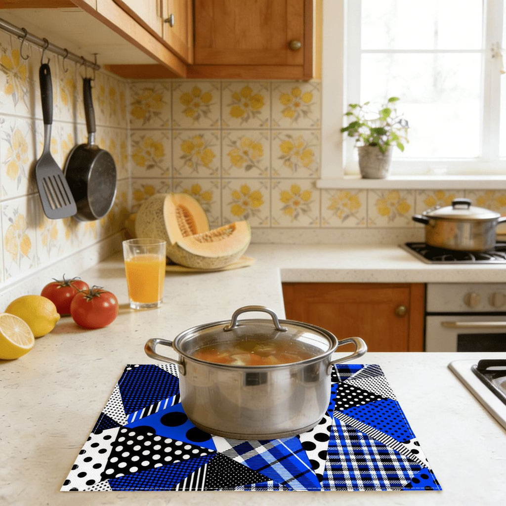 Faux Linen Placemats Set of 6