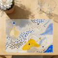 Faux Linen Placemats Set of 6
