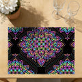 Faux Linen Placemats Set of 6